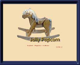 Jolly Popcorn Internet-Auftritt mit Online-Shop